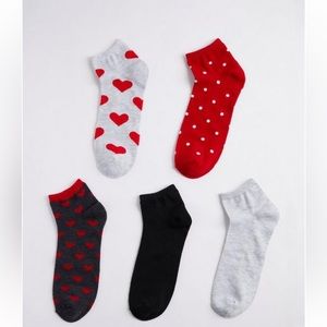Valentine’s Day 5PK Ankle Socks